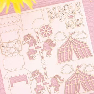 Chipboard caballito 30.50x30.5 cm(tarda 5 dias)